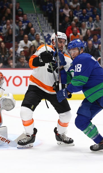 Pearson scores in shootout, Canucks beat Flyers 3-2